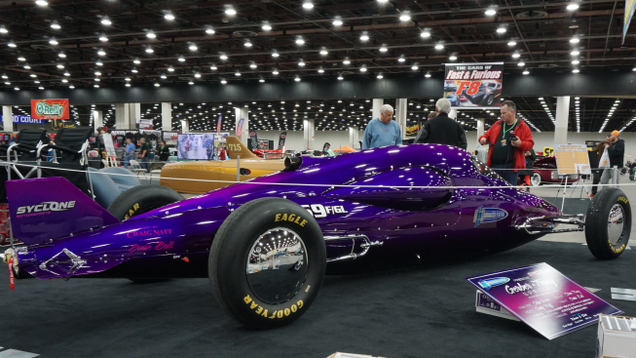 No wonder it’s painted purple—it’s royalty.